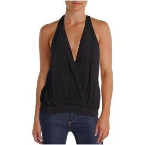 Free People Drapey Dreams Tank Black Large